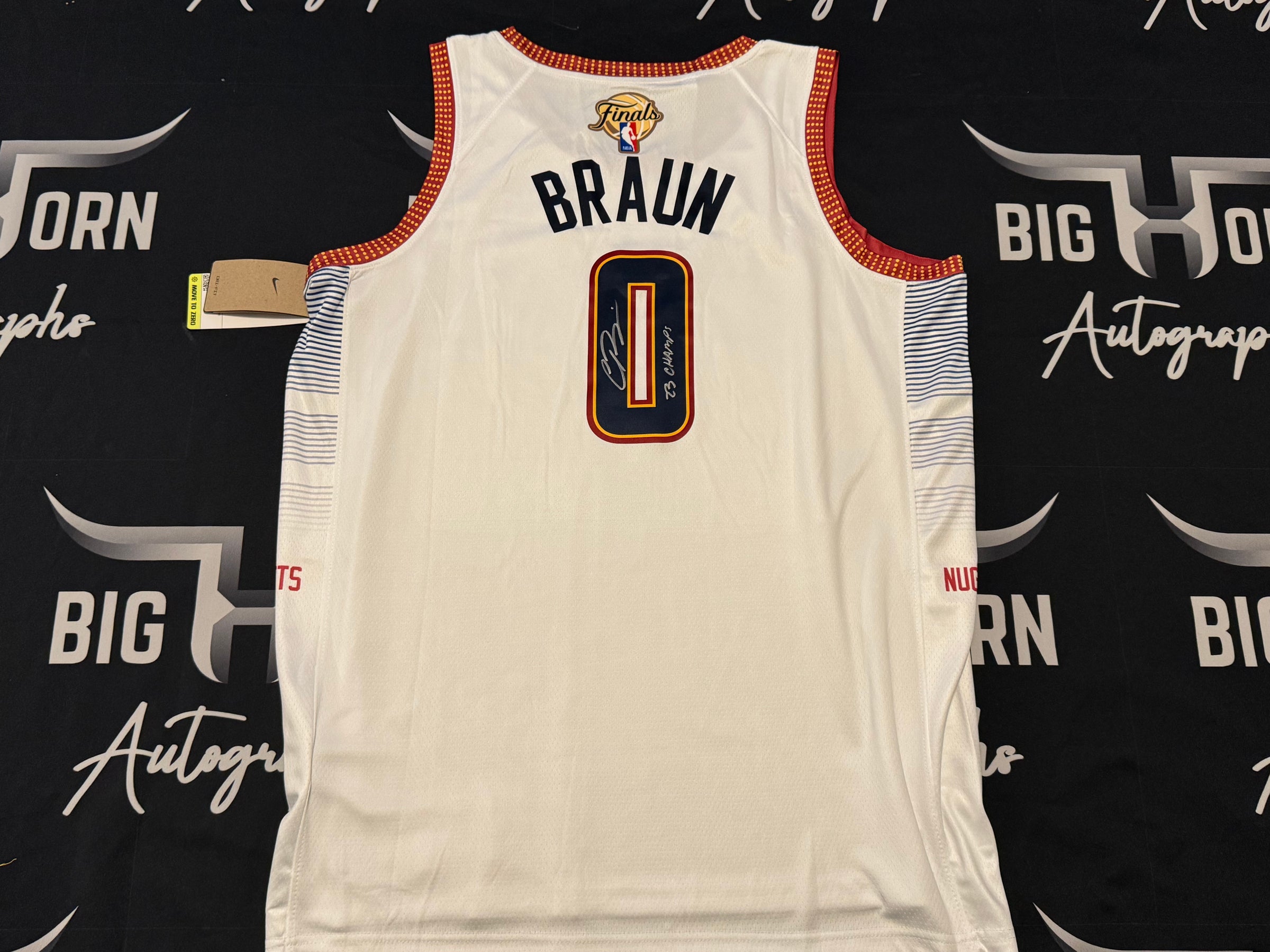 Christian Braun Custom Denver Nuggets City Edition w/ Inscription